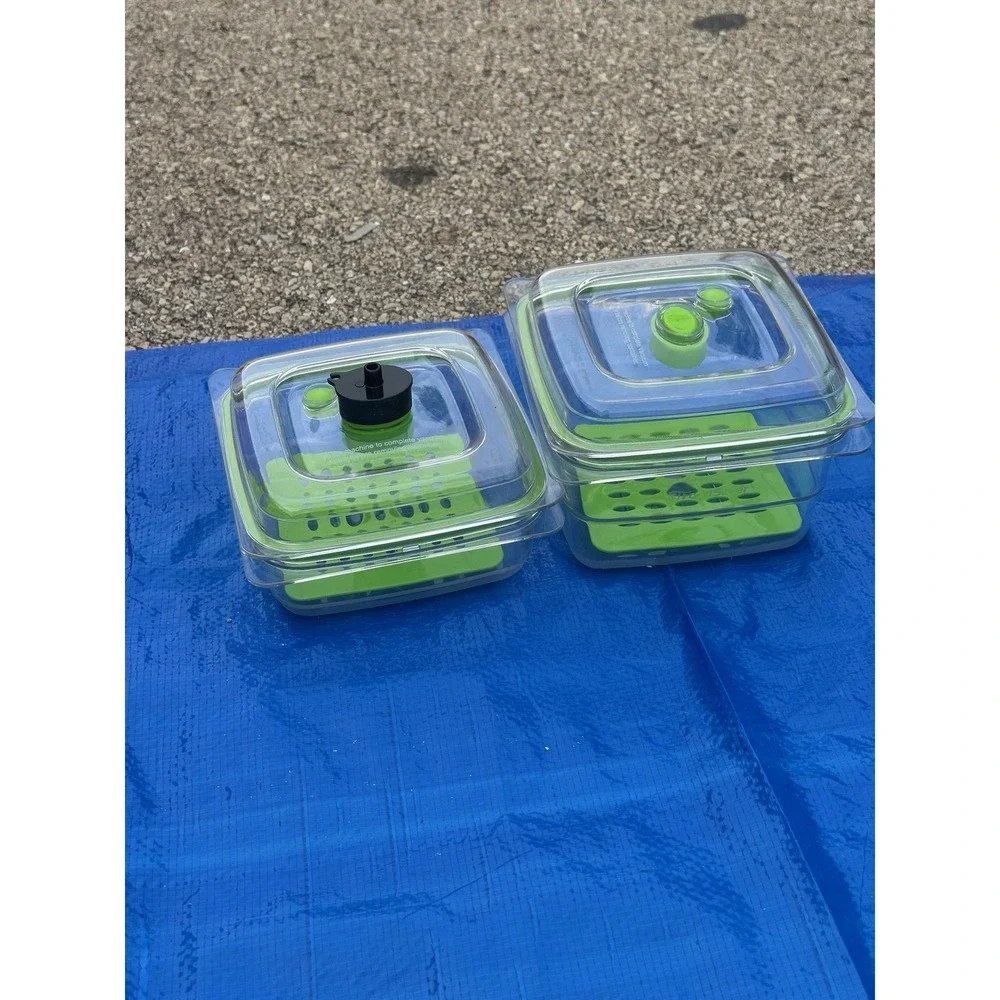 Food Storage Containers‎ Set w/ Lids Vented Microwave BPA Free Lot 2